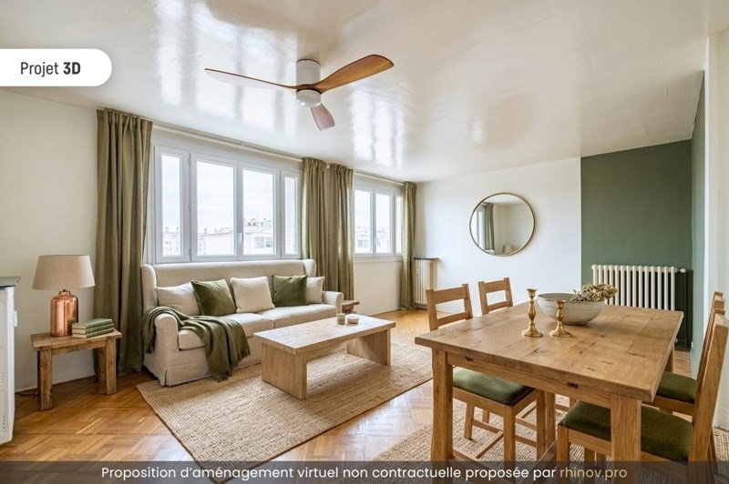 Vente Appartement VILLEURBANNE - 3 pièces -64 m² - (69100)