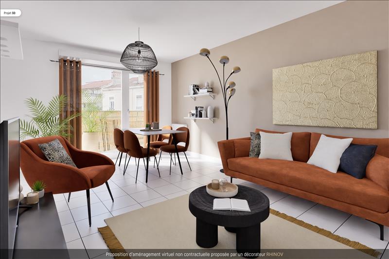 Vente Appartement VILLEURBANNE - 3 pièces -62 m² - (69100)