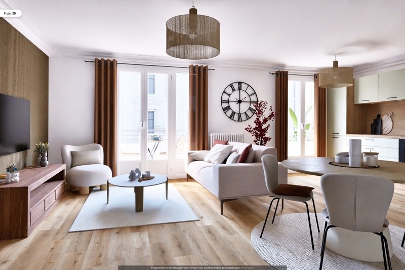 Vente Appartement VILLEURBANNE - 3 pièces -70 m² - (69100)