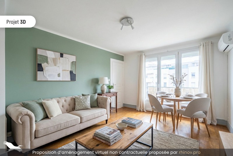 Vente Appartement VILLEURBANNE - 3 pièces -53 m² - (69100)