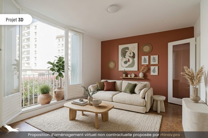 Vente Appartement VILLEURBANNE - 3 pièces -56 m² - (69100)