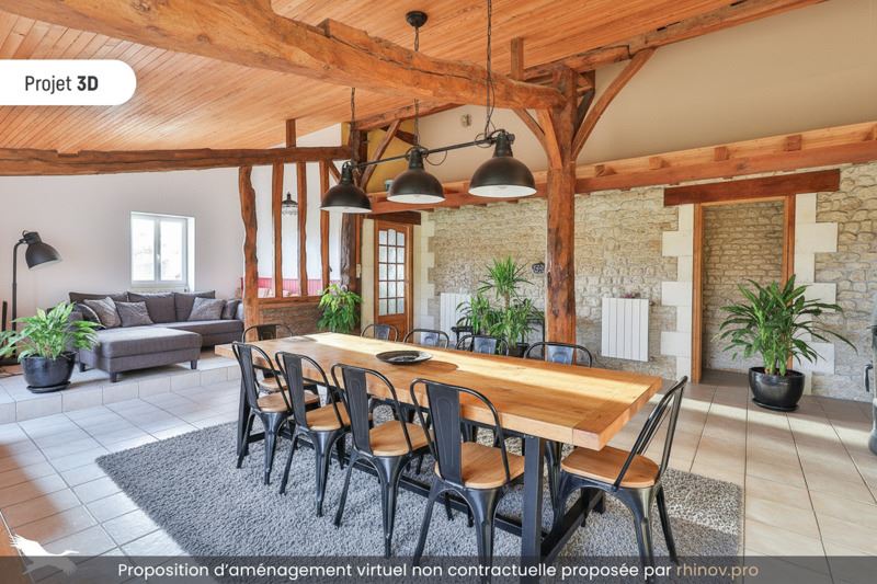 Vente Maison CHALLIGNAC - 6 pièces -170 m² - (16300)