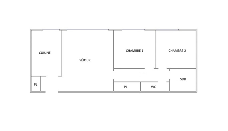 Vente Appartement BORDEAUX - 3 pièces -65 m² - (33000)