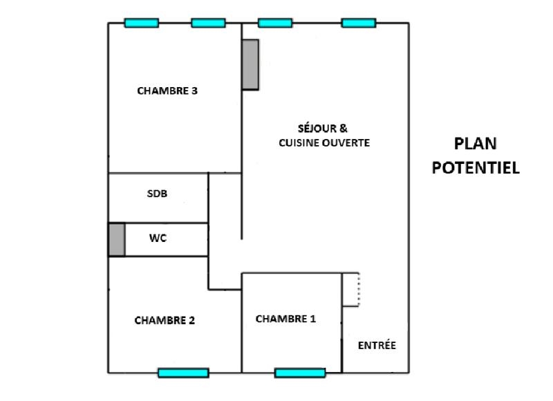 Vente Appartement BORDEAUX - 4 pièces -90 m² - (33000)