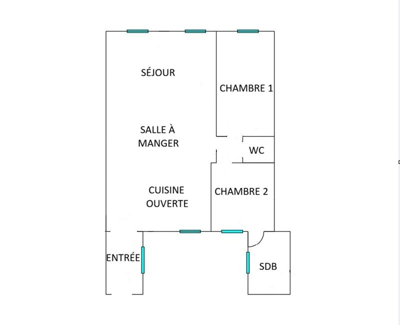 Vente Appartement BORDEAUX - 3 pièces -83 m² - (33000)