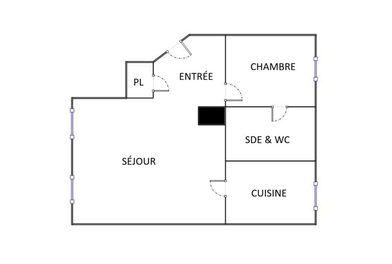 Vente Appartement Bordeaux - 2 pièces -40 m² - (33000)