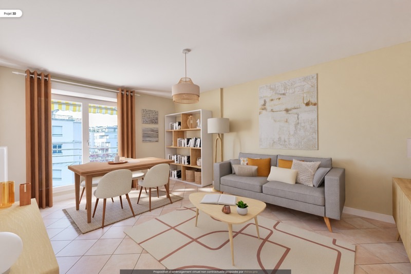 Vente Appartement LYON 08 - 3 pièces -63 m² - (69008)