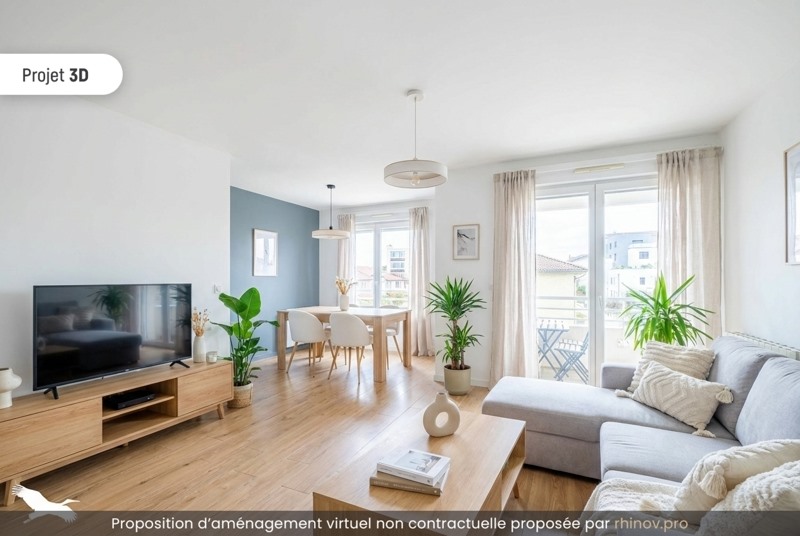 Vente Appartement LYON 08 - 3 pièces -70 m² - (69008)