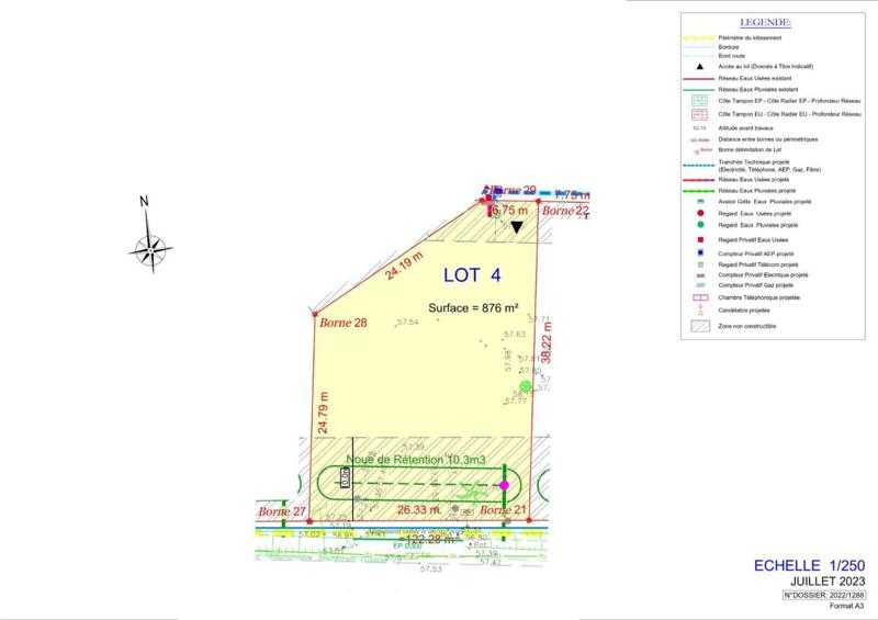 Vente Terrain Brax - -876 m² - (47310)