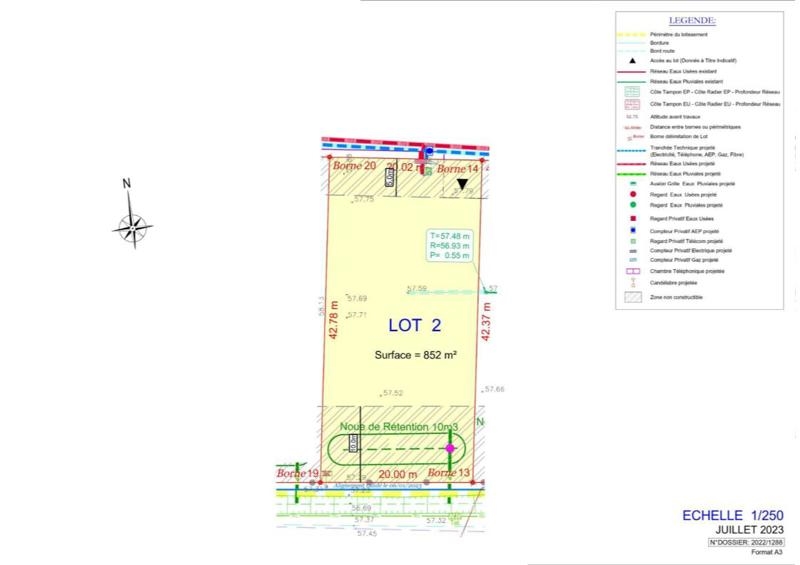 Vente Terrain Brax - -852 m² - (47310)