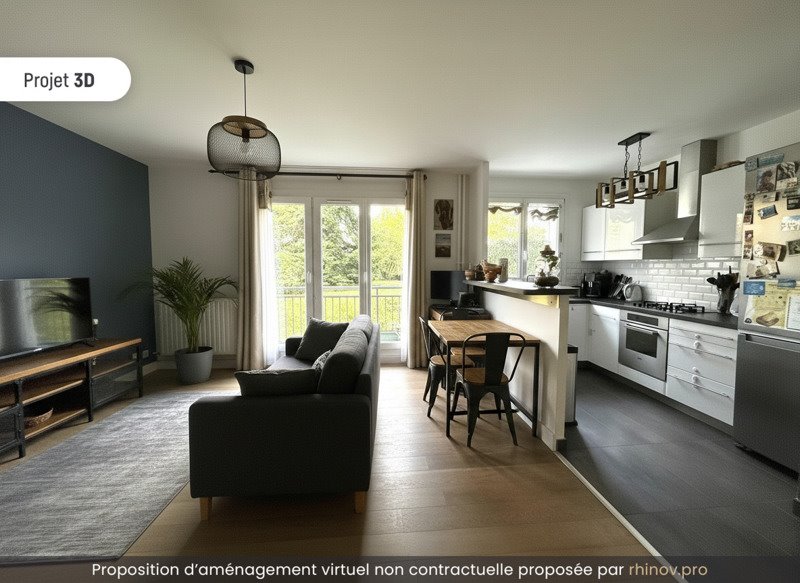 Vente Appartement BOIS D ARCY - 3 pièces -65 m² - (78390)