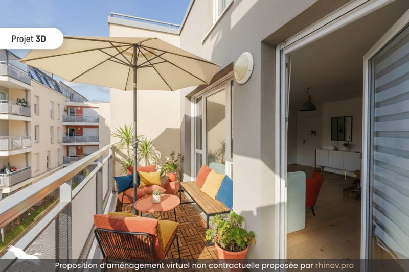 Vente Appartement TRAPPES - 3 pièces -60 m² - (78190)