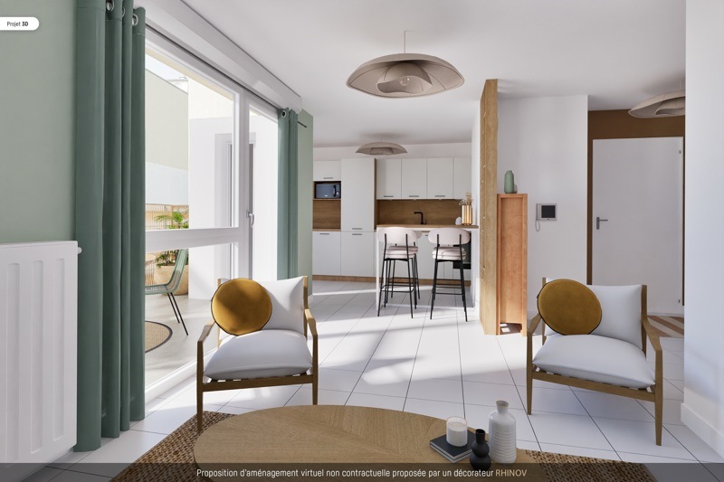 Vente Appartement LYON 08 - 3 pièces -66 m² - (69008)