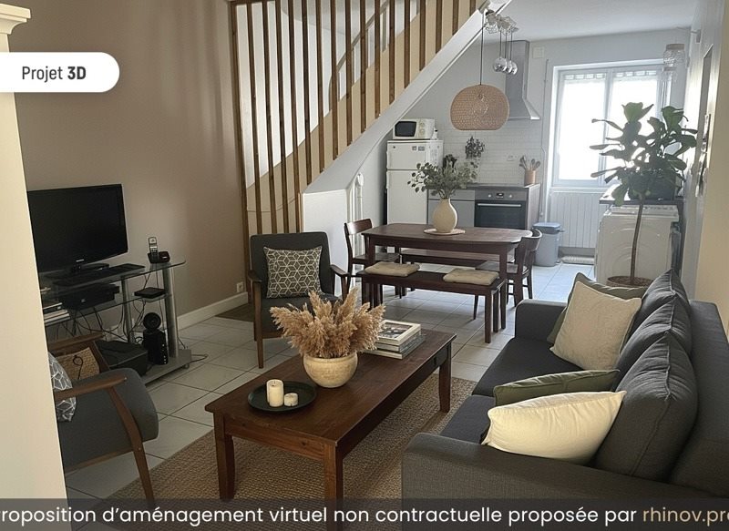 Vente Maison RUELLE SUR TOUVRE - 3 pièces -79 m² - (16600)