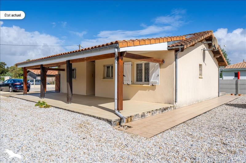 Vente Maison GRAYAN ET L HOPITAL - 3 pièces -80 m² - (33590)