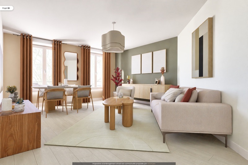 Vente Appartement OULLINS - 2 pièces -54 m² - (69600)
