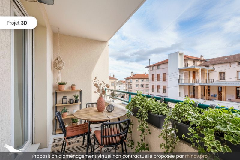 Vente Appartement OULLINS - 3 pièces -75 m² - (69600)