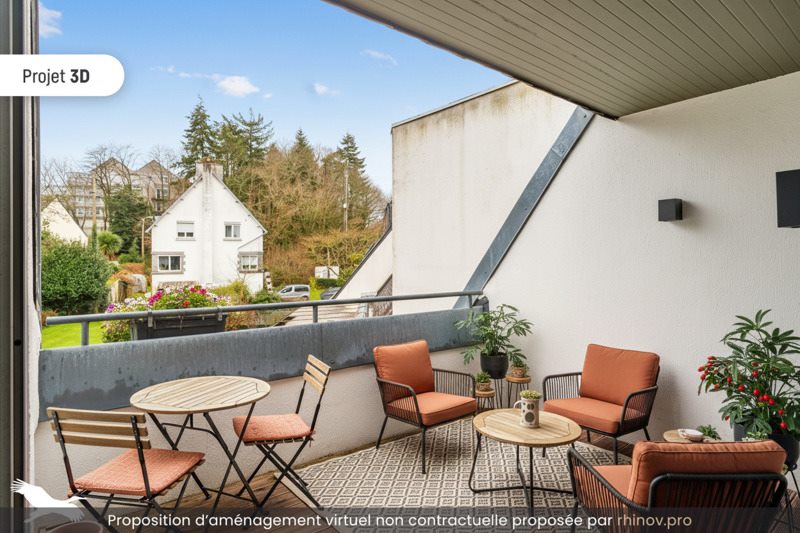 Vente Appartement QUIMPER - 3 pièces -52 m² - (29000)