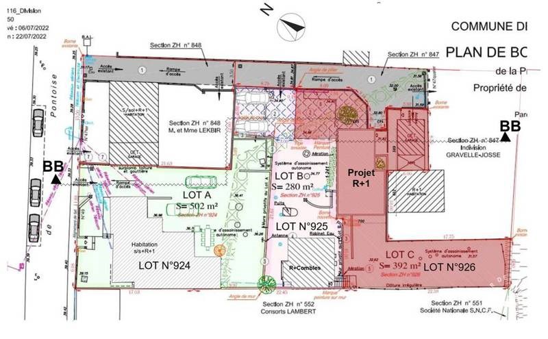 Vente Terrain CHAMPAGNE SUR OISE - -392 m² - (95660)