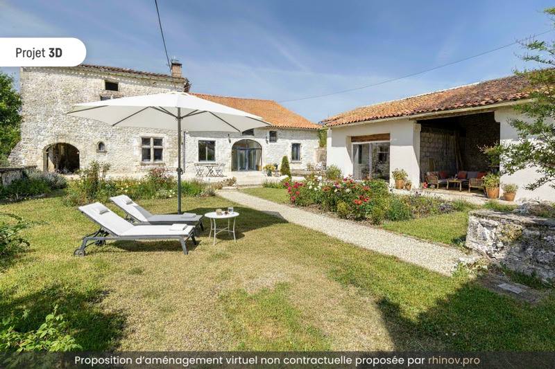 Vente Maison FONTENILLE - 8 pièces -295 m² - (16230)