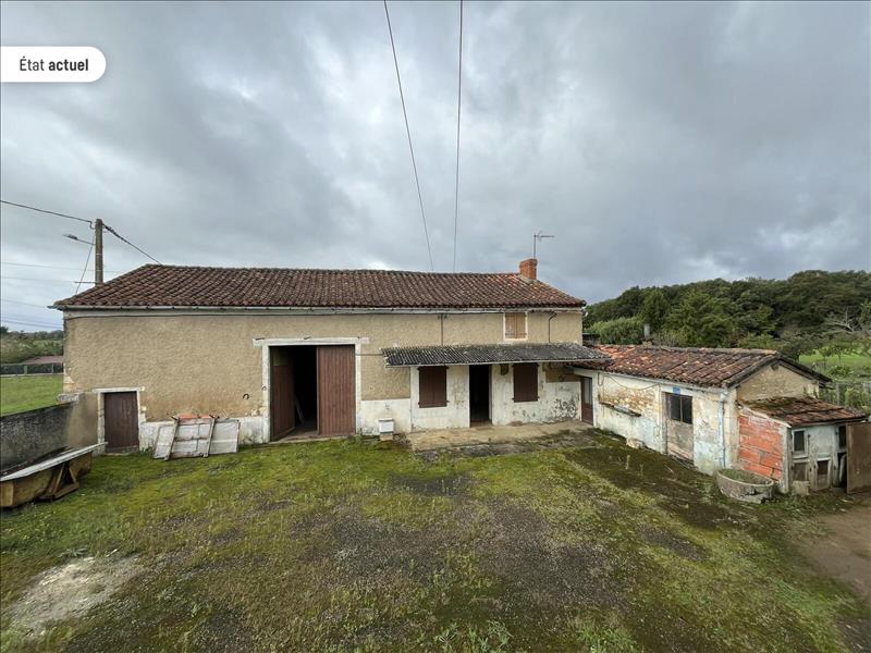 Vente Maison LA ROCHEFOUCAULD EN ANGOUMOIS - 4 pièces -45 m² - (16110)