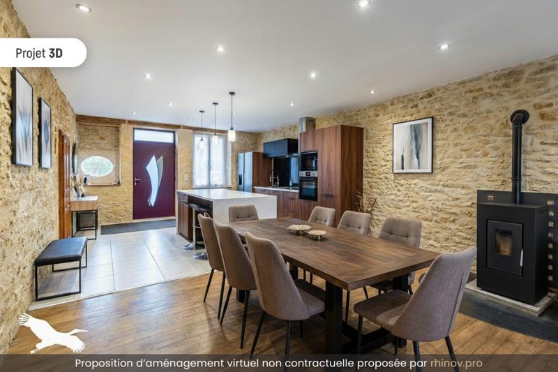 Vente Maison RIVIERES - 7 pièces -160 m² - (16110)