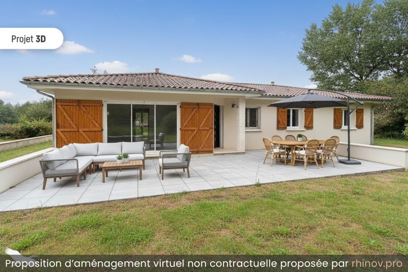 Vente Maison LARUSCADE - 4 pièces -140 m² - (33620)