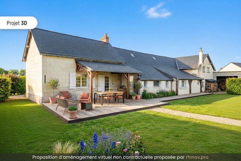 Vente Maison VIVY - 7 pièces -138 m² - (49680)