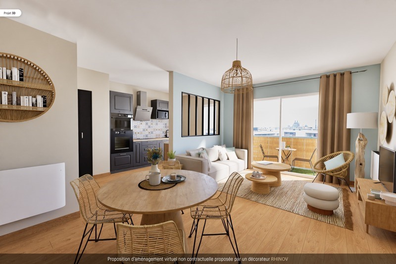 Vente Appartement BORDEAUX - 2 pièces -47,2 m² - (33800)