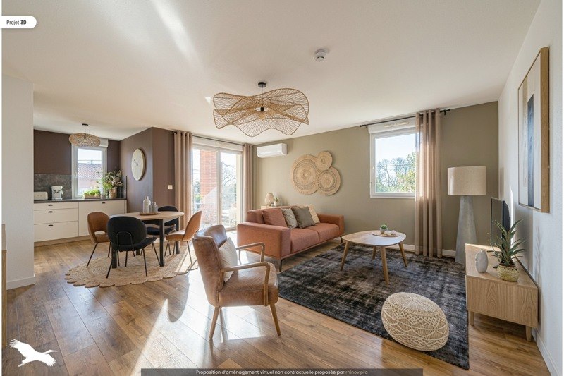 Vente Appartement MONDONVILLE - 3 pièces -66 m² - (31700)