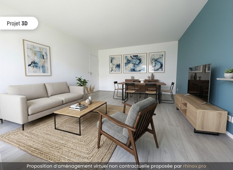 Vente Appartement PONTOISE - 3 pièces -61 m² - (95300)