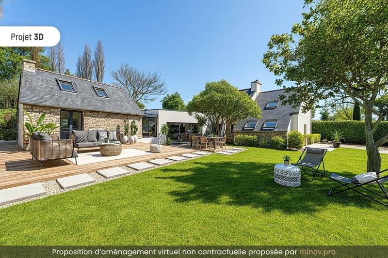 Vente Maison PLOUVIEN - 7 pièces -185 m² - (29860)