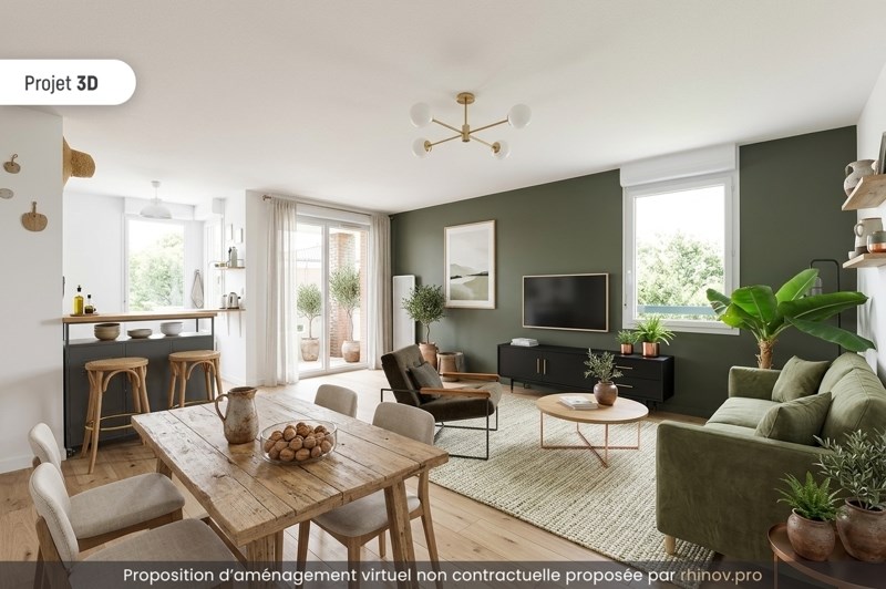 Vente Appartement FONSORBES - 3 pièces -63 m² - (31470)