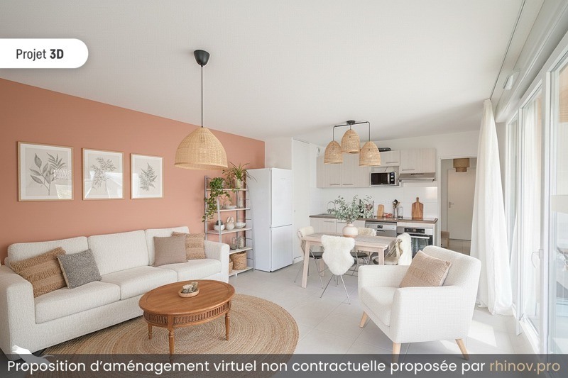 Vente Appartement TOURNEFEUILLE - 3 pièces -60 m² - (31170)
