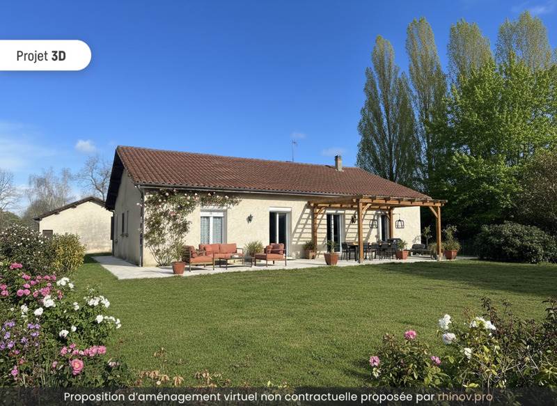 Vente Maison ST PIERRE D EYRAUD - 6 pièces -145 m² - (24130)