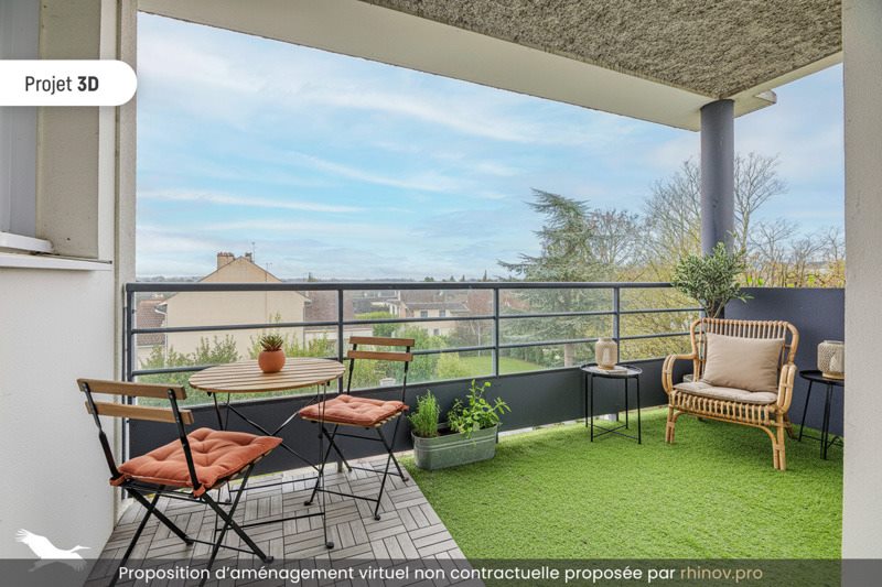 Vente Appartement TOURS - 4 pièces -81 m² - (37100)