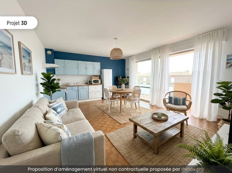 Vente Appartement VALRAS PLAGE - 2 pièces -45 m² - (34350)