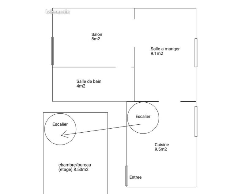 Vente Appartement Méry-sur-Oise - 2 pièces -31 m² - (95540)