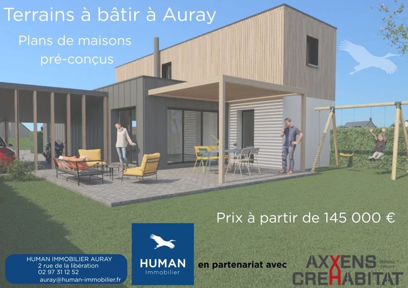 Vente Terrain AURAY - -295 m² - (56400)