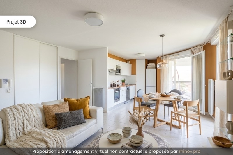 Vente Appartement CUGNAUX - 3 pièces -65 m² - (31270)