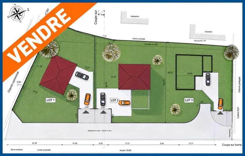 Vente Terrain ST ROMAIN DE JALIONAS - -759 m² - (38460)