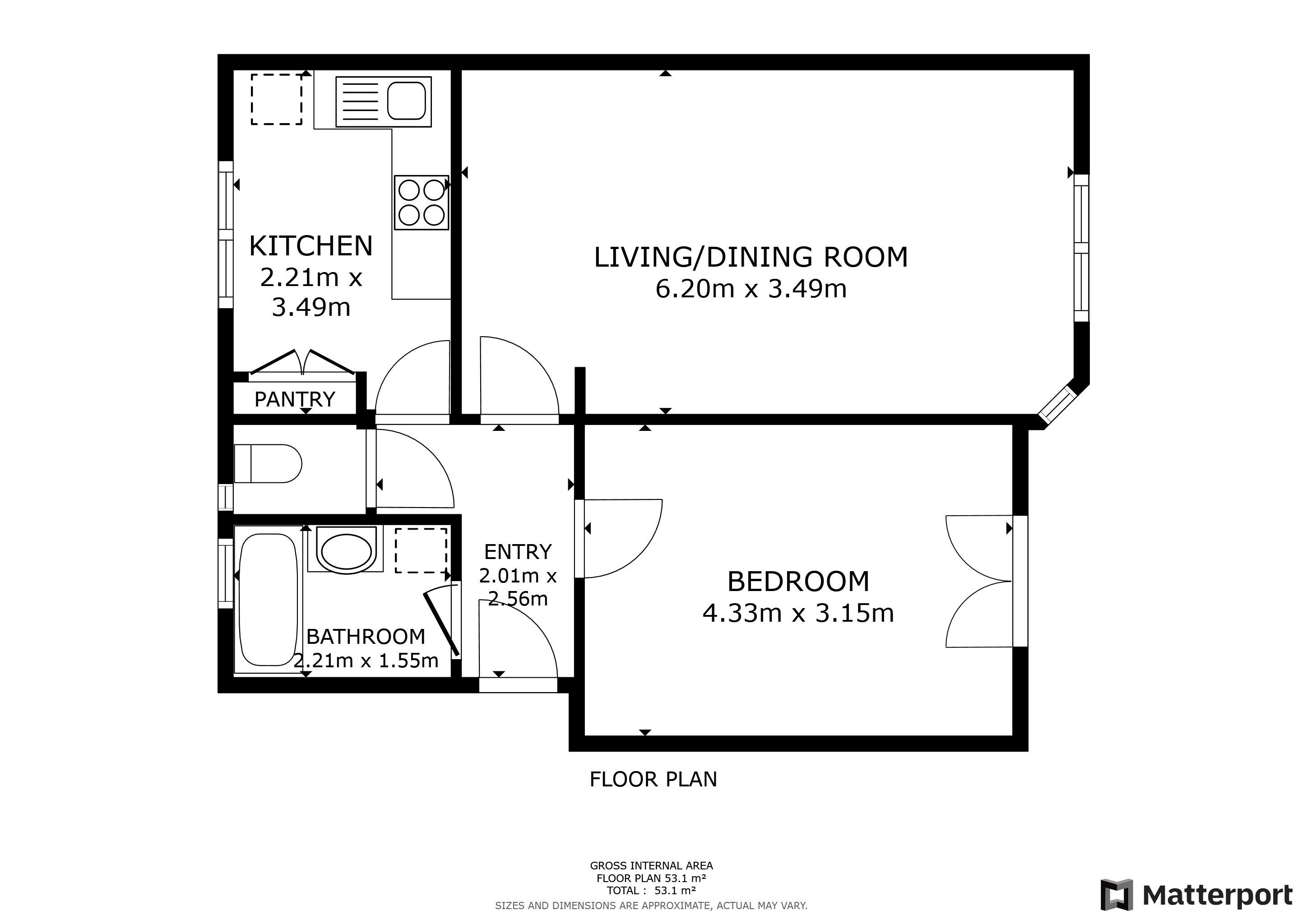Vente Appartement CLICHY - 2 pièces - 52 m² - (92110)
