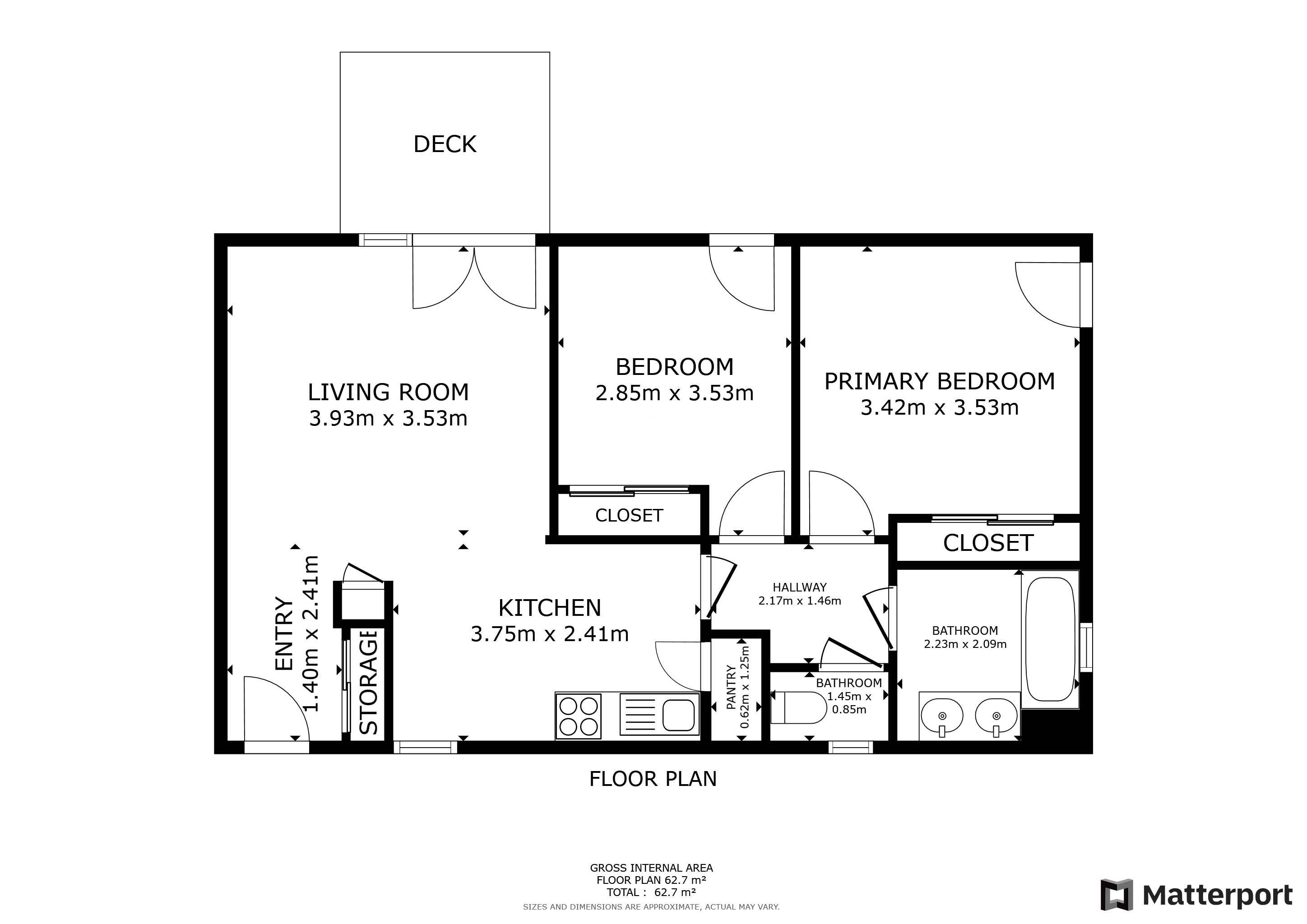 Vente Appartement ST MEDARD EN JALLES - 3 pièces - 60 m² - (33160)