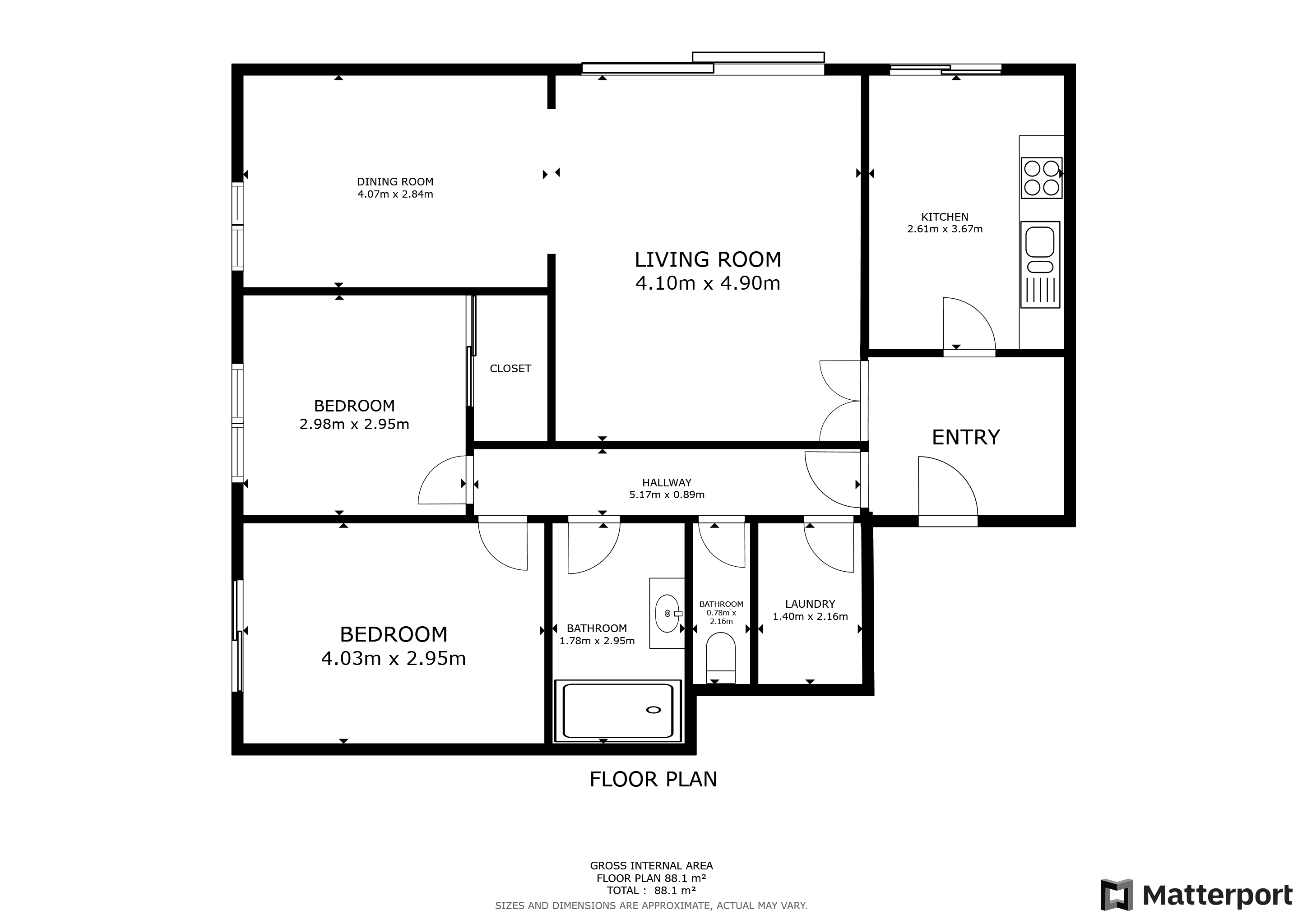 Vente Appartement PESSAC - 4 pièces - 82 m² - (33600)