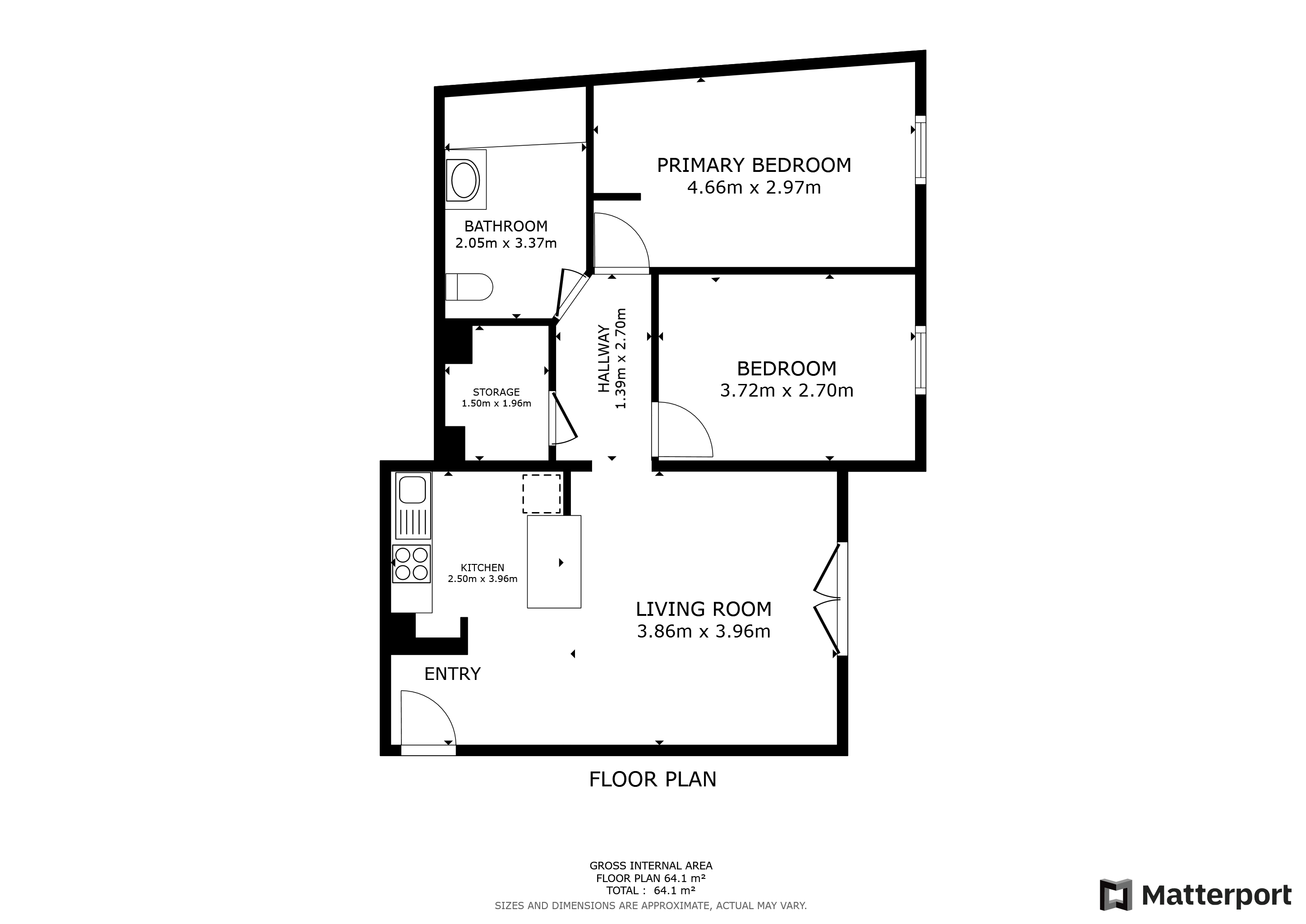 Vente Appartement BORDEAUX - 3 pièces - 62 m² - (33300)