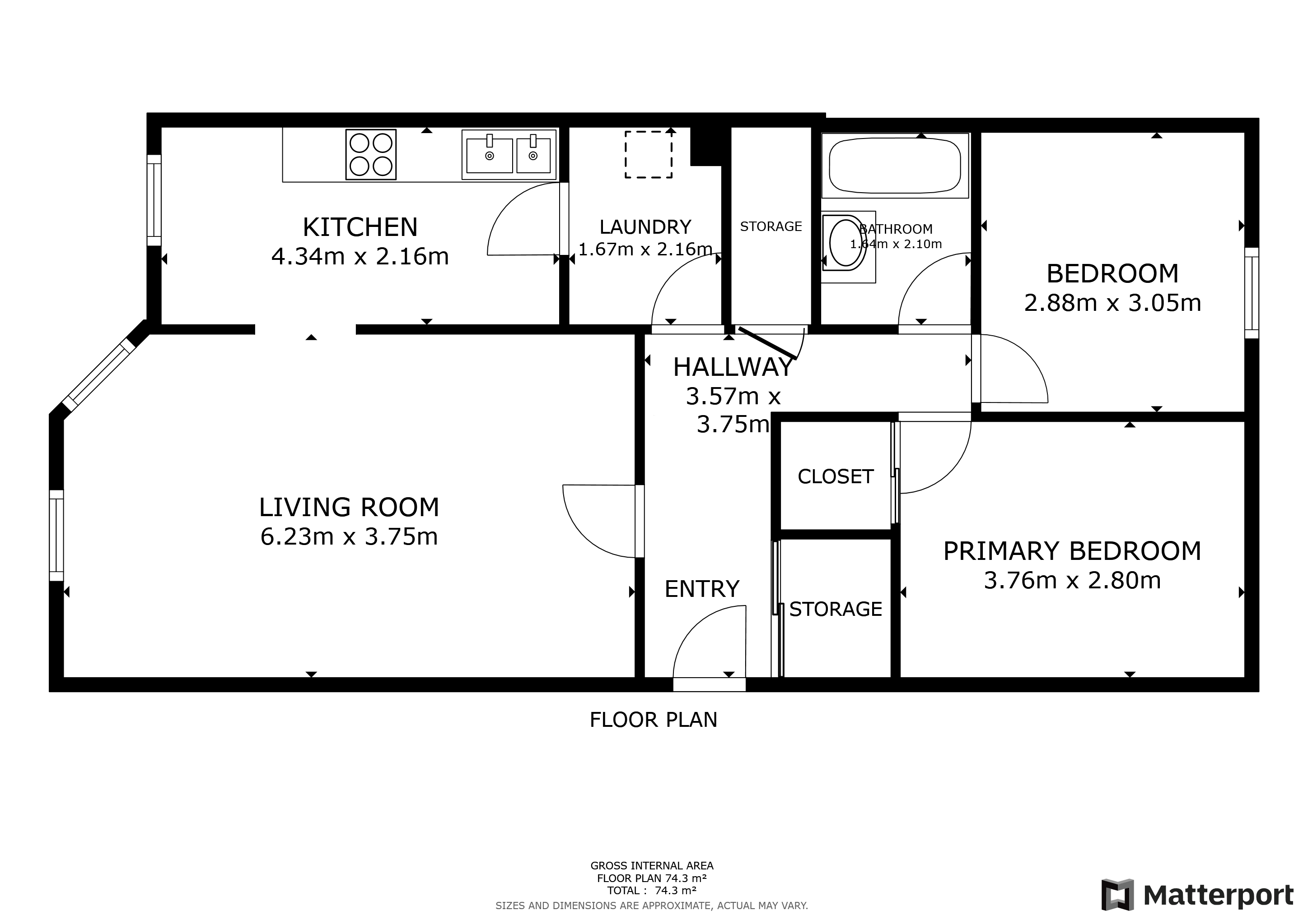 Vente Appartement TOULOUSE - 3 pièces - 71 m² - (31100)