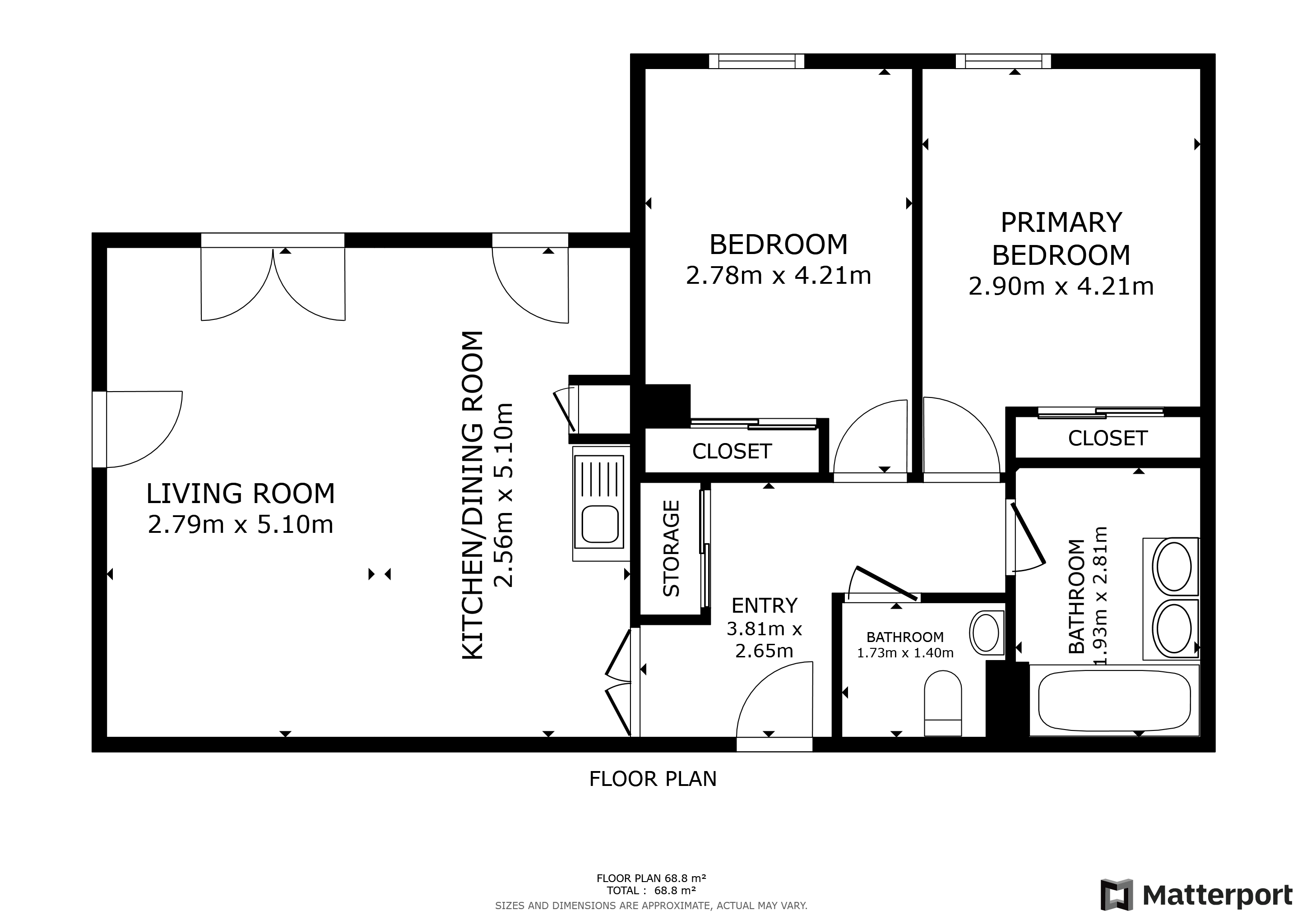 Vente Appartement BRUGES - 3 pièces - 68 m² - (33520)