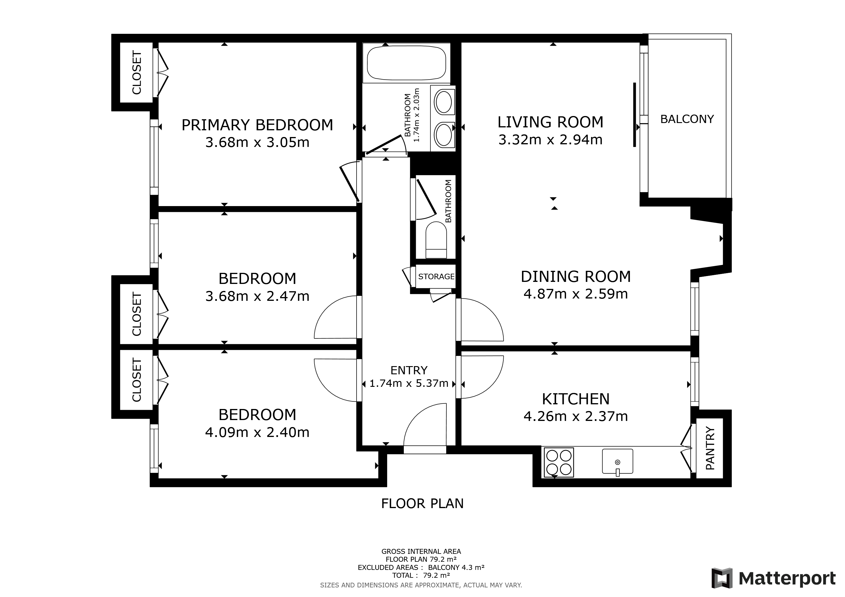 Vente Appartement BAYONNE - 4 pièces - 72 m² - (64100)